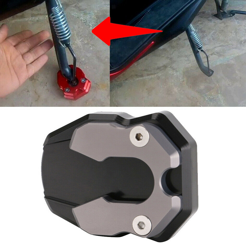 Motorcycle Kickstand Pad for Yamaha Nmax155 15-16   300 17-18 Grey
