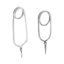 2pcs Stainless Steel Fly Tying Hackle Pliers Fly Tying Tools 2 Size