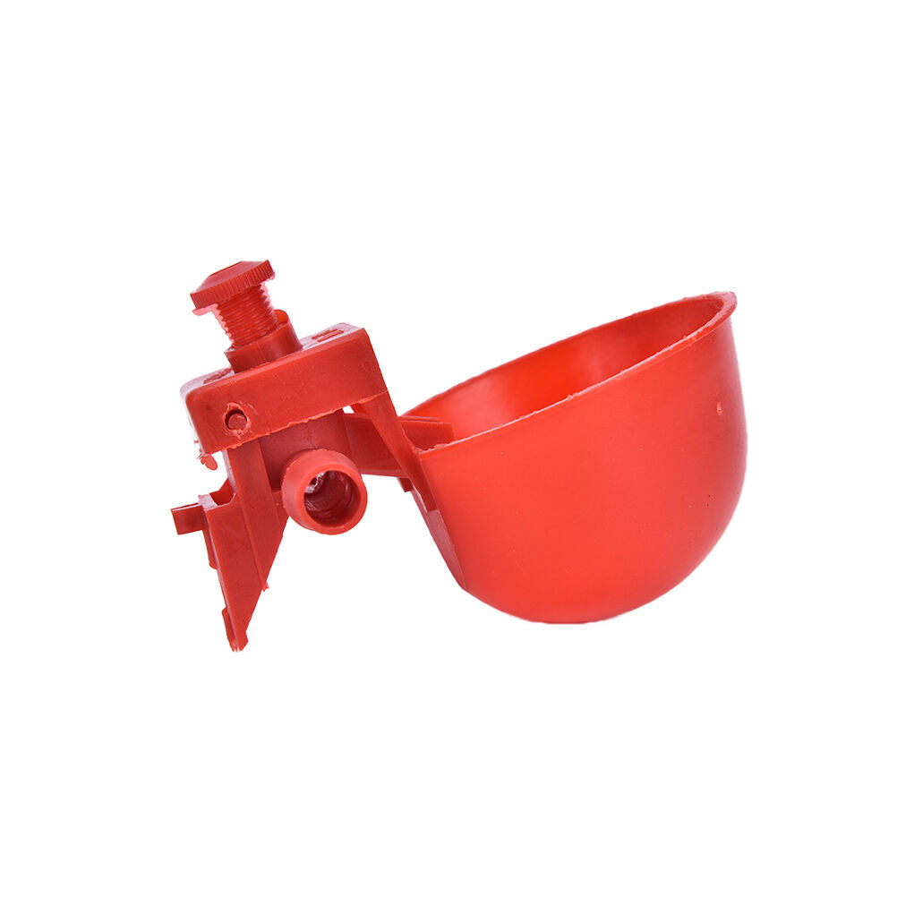 5Pcs Bird Coop Feed Automatic Poultry Drinking Cups Chicken Fowl Drinker .l8