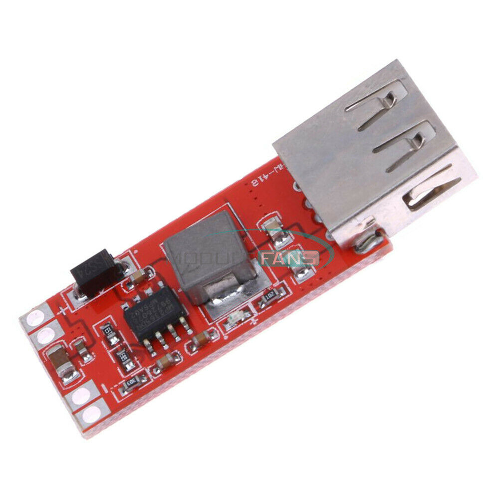 5PCS USB Step Down Buck Power Supply DC 12V/24V to 5V 3A For Car Charger Module