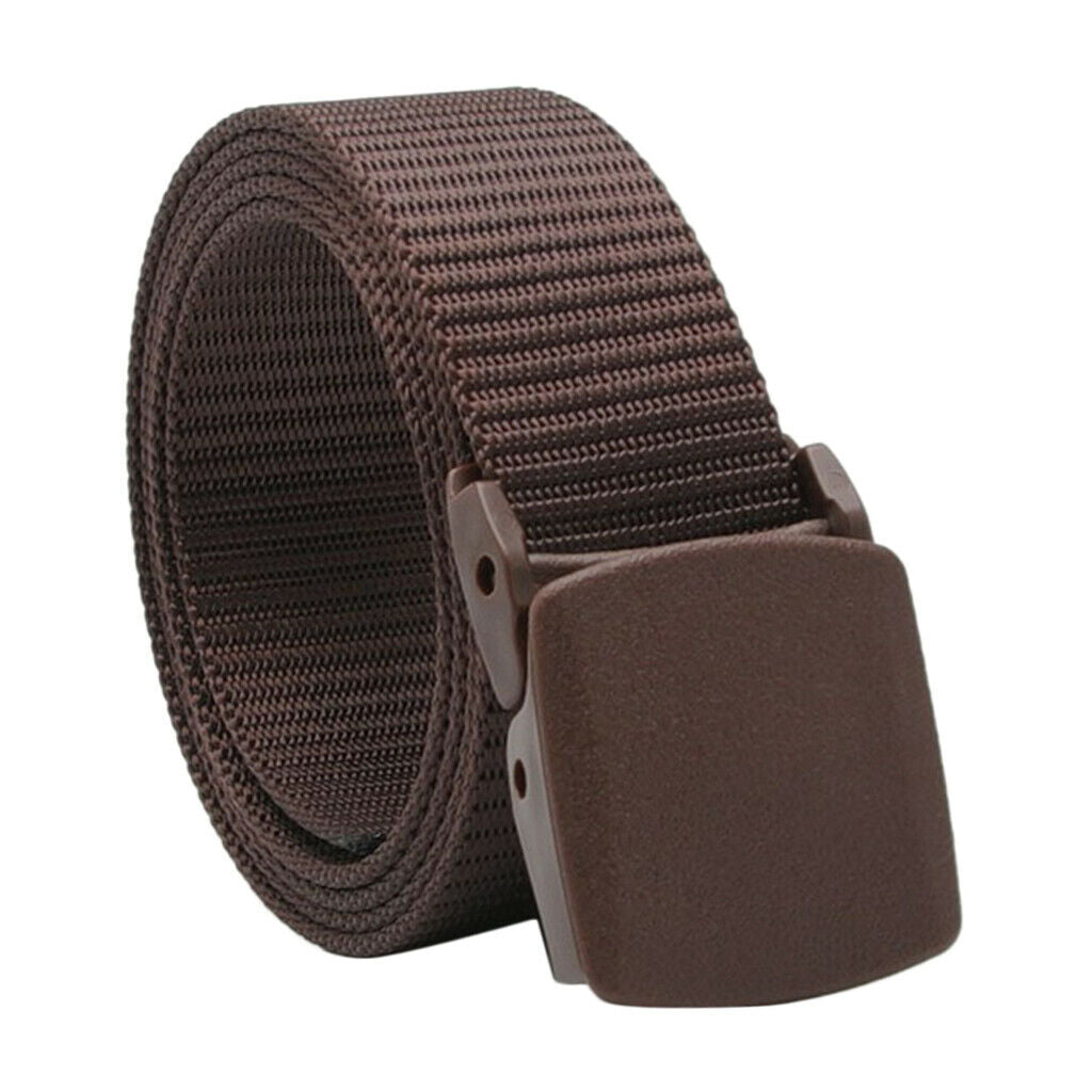 2x Unisex Casual Army Nylon Webbing Belt Long Police Utility Waistbelt
