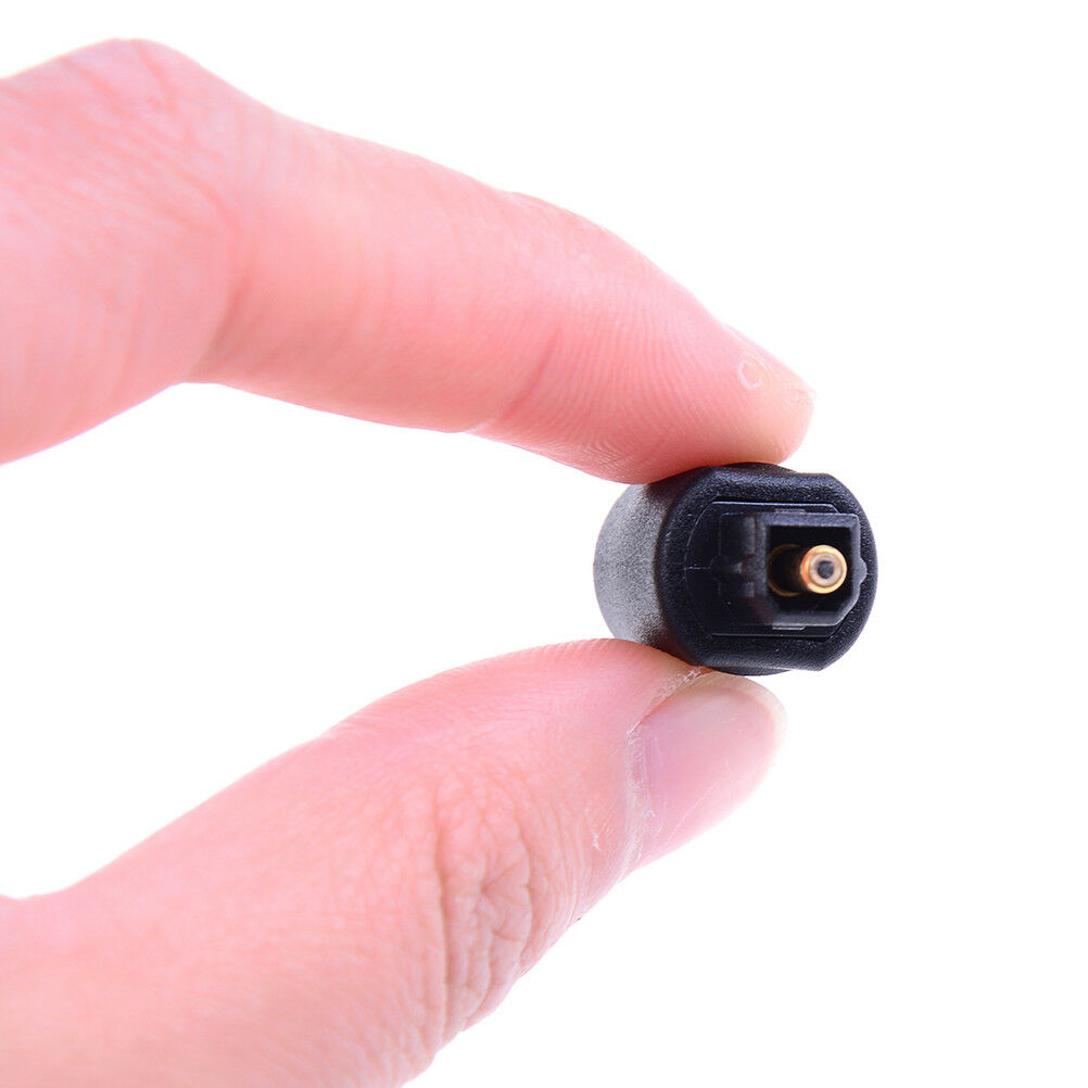2Pcs optical audio adapter 3.5mm female jack plug to digital toslink mal.l8