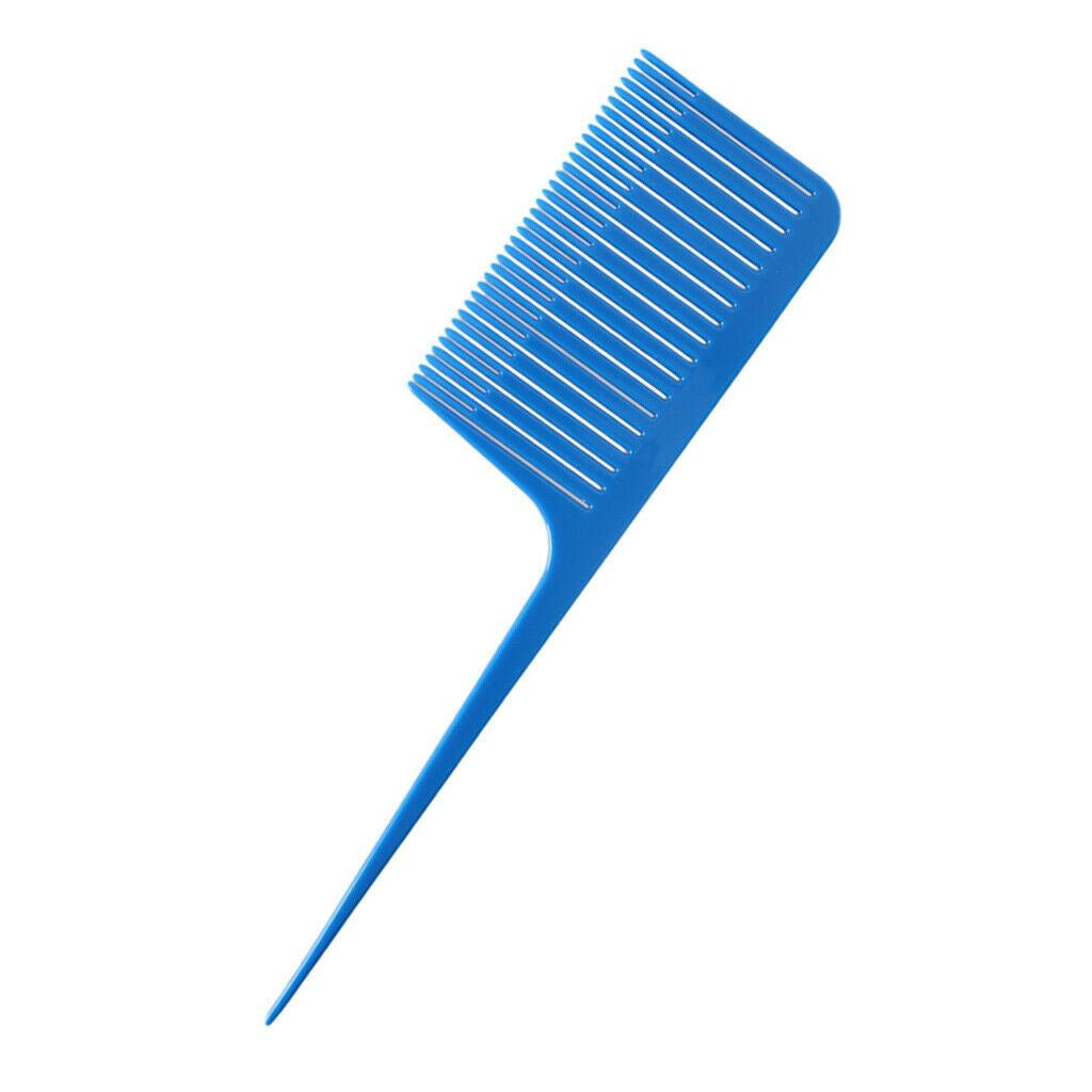 5pcs Weave Foiling Hair Comb with Hair Curler Clips Barbers Hair Coloring