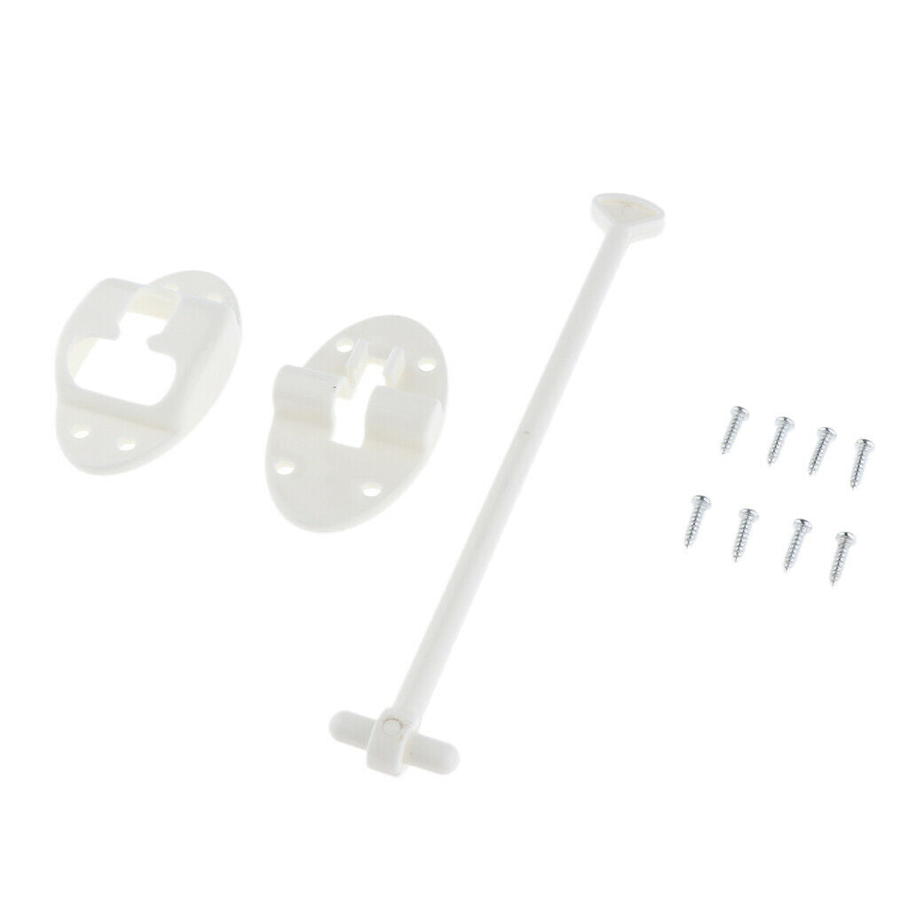 2 Set Styles Entry Door Catch Latch Holder For RV Camper Trailer Cargo White