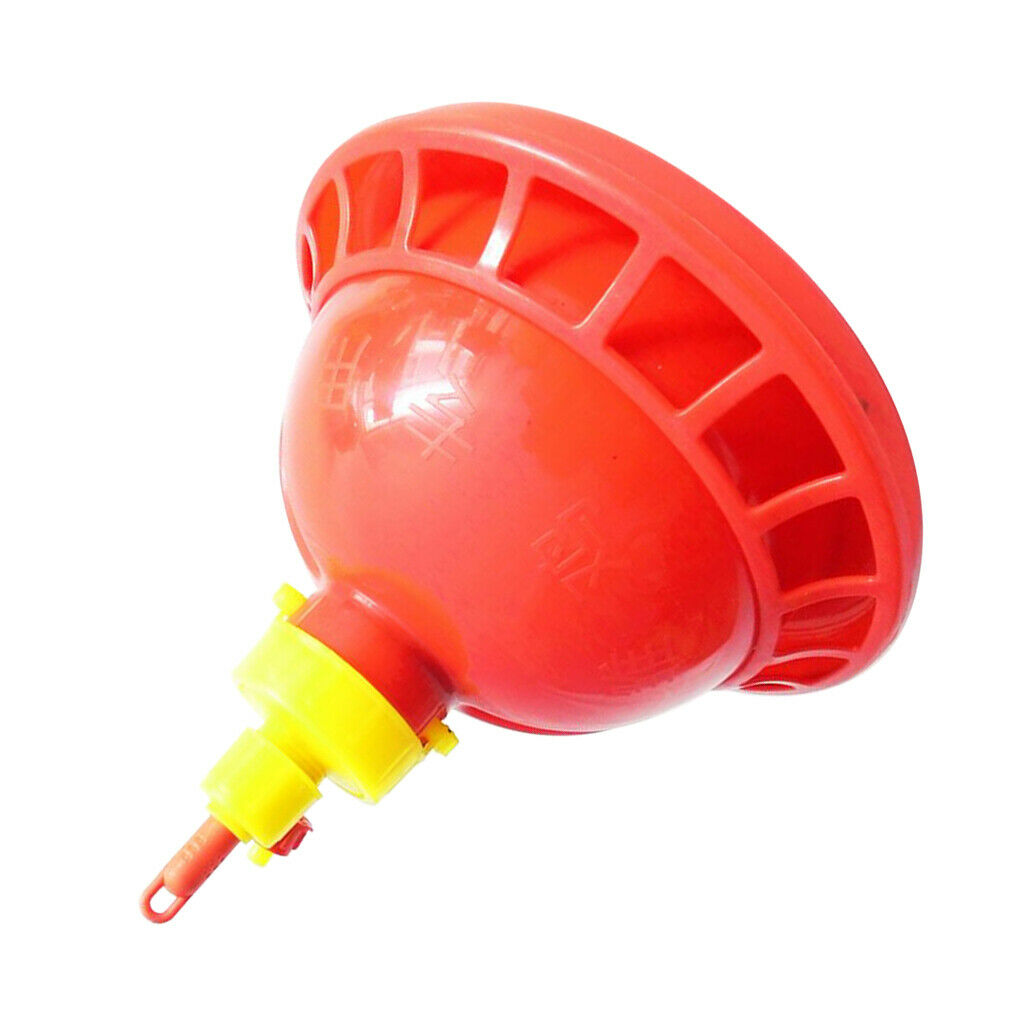 Plastic Chicken Waterer Domestic Fowl Feeding Water Supplies Fountain Bowl