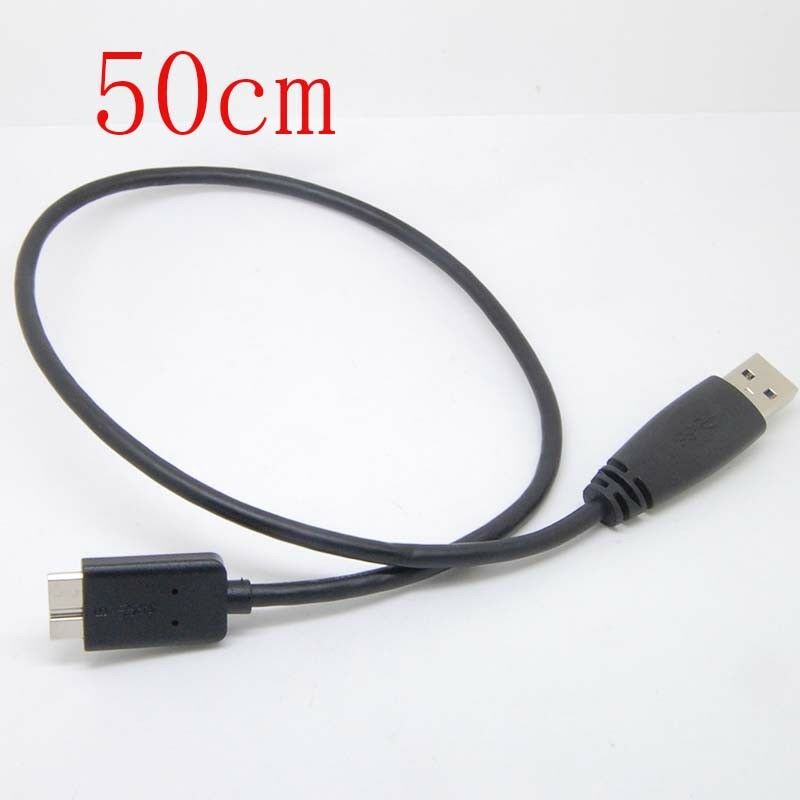 usb3.0 PC Power Charger +Data SYNC Cable For WD Elements HDD WDBPCK7500ABK 50cm