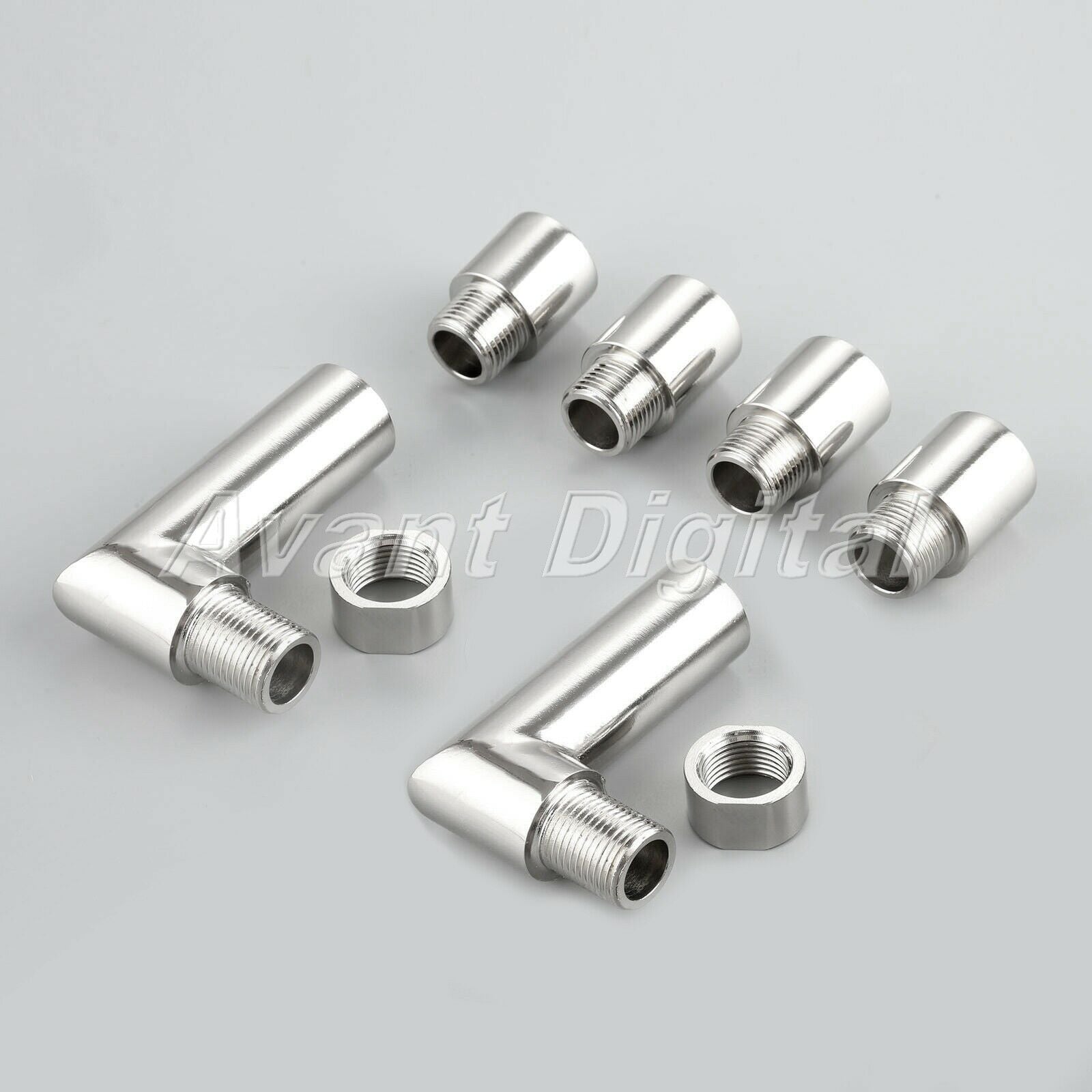 2x O2 Check Engine Light CEL Fix Oxygen Sensor Spacer Exhaust Extension M18x1.5