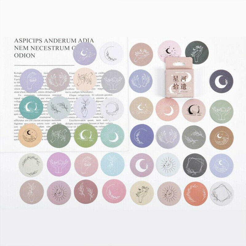 Decorative Stationery round ins Stickers Scrapbooking DIY Diary Album Sti.l8