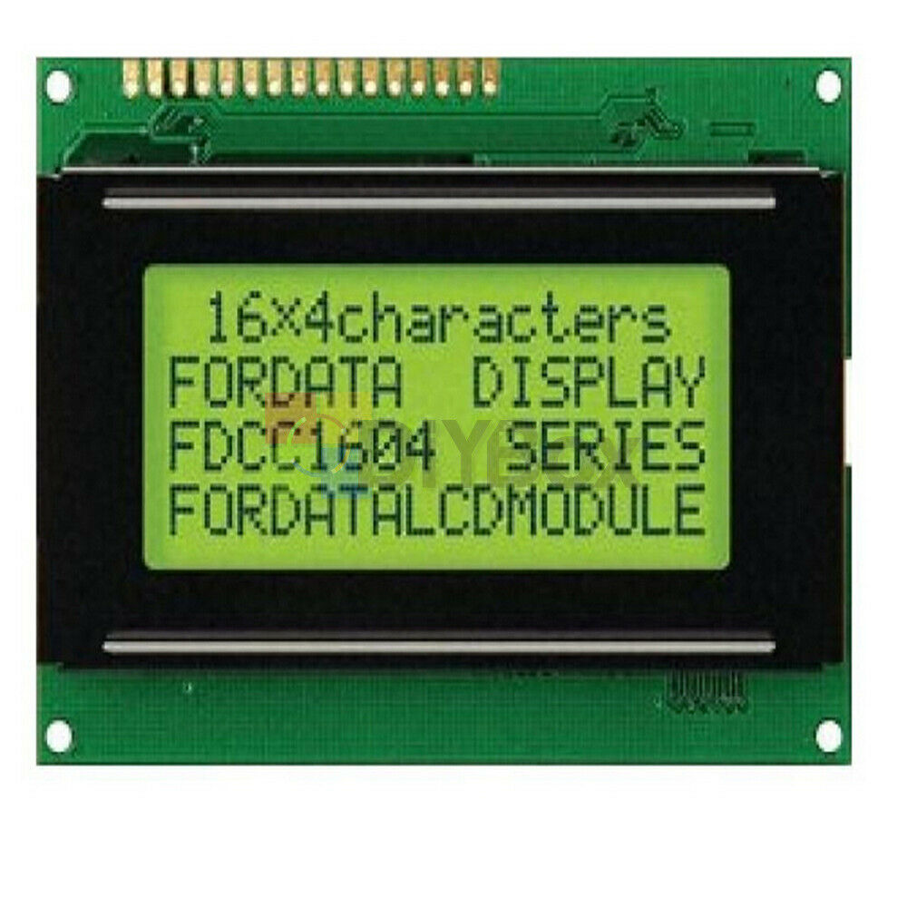 5V LCD 16x4 1604 Character LCD Display Module LCM Yellow Blacklight NEW