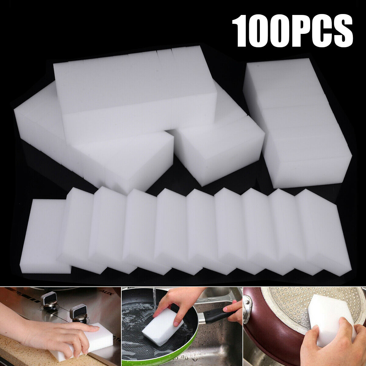 Melamine Foam Magic Sponge Eraser Multi-functional Home Cleaning Cleaner Pad