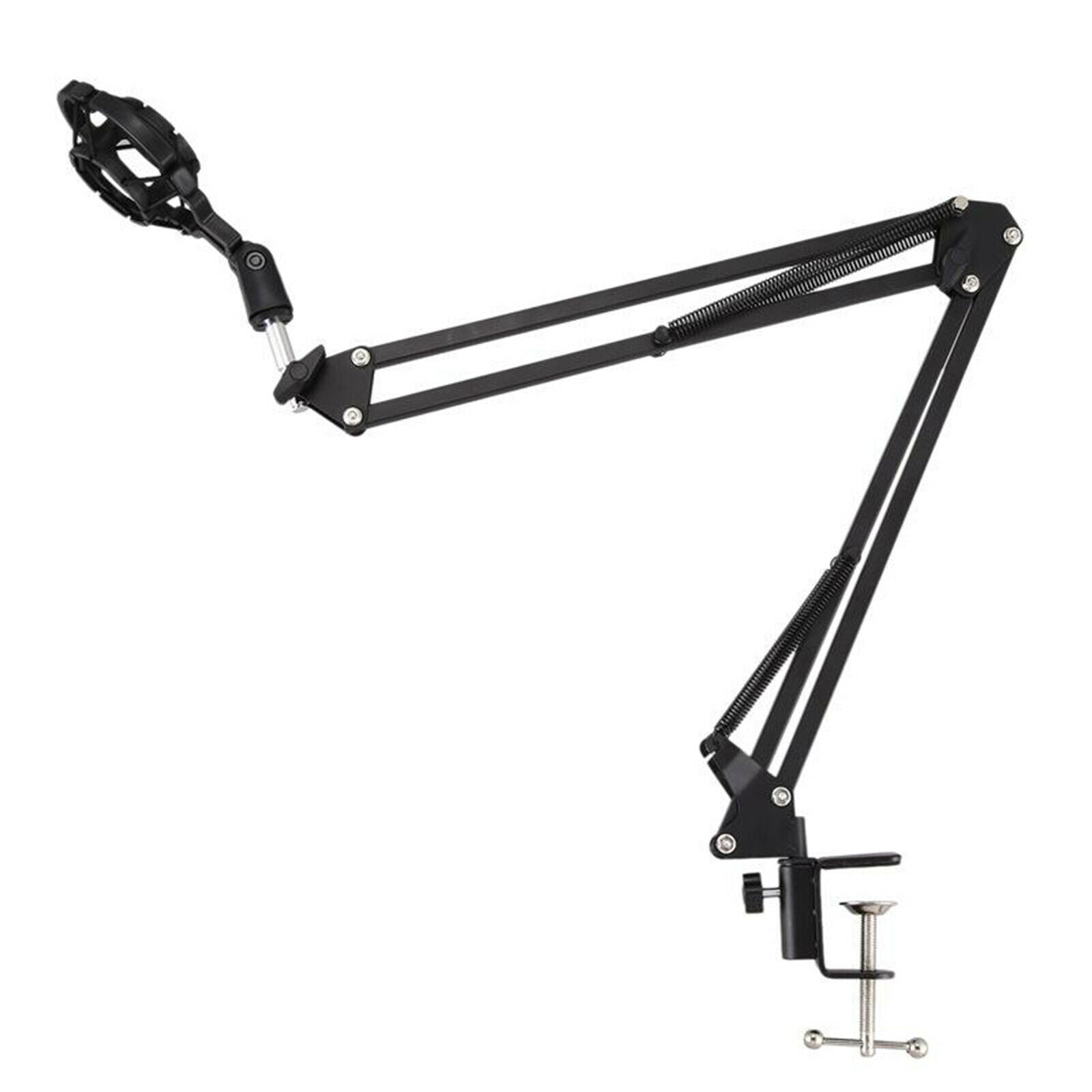Portable Desk Microphone Suspension Stand Studio Mic Holder Filter Set