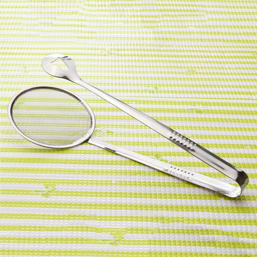 Multi-functional Stainless Steel Colander Oil-Frying Filter Fried Food Clip ~~