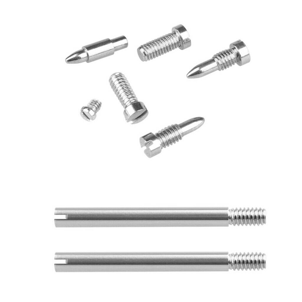 MagiDeal Metal Alto Sax Saxophone Repair Screw Parts Tapered Shafts Rods Kit