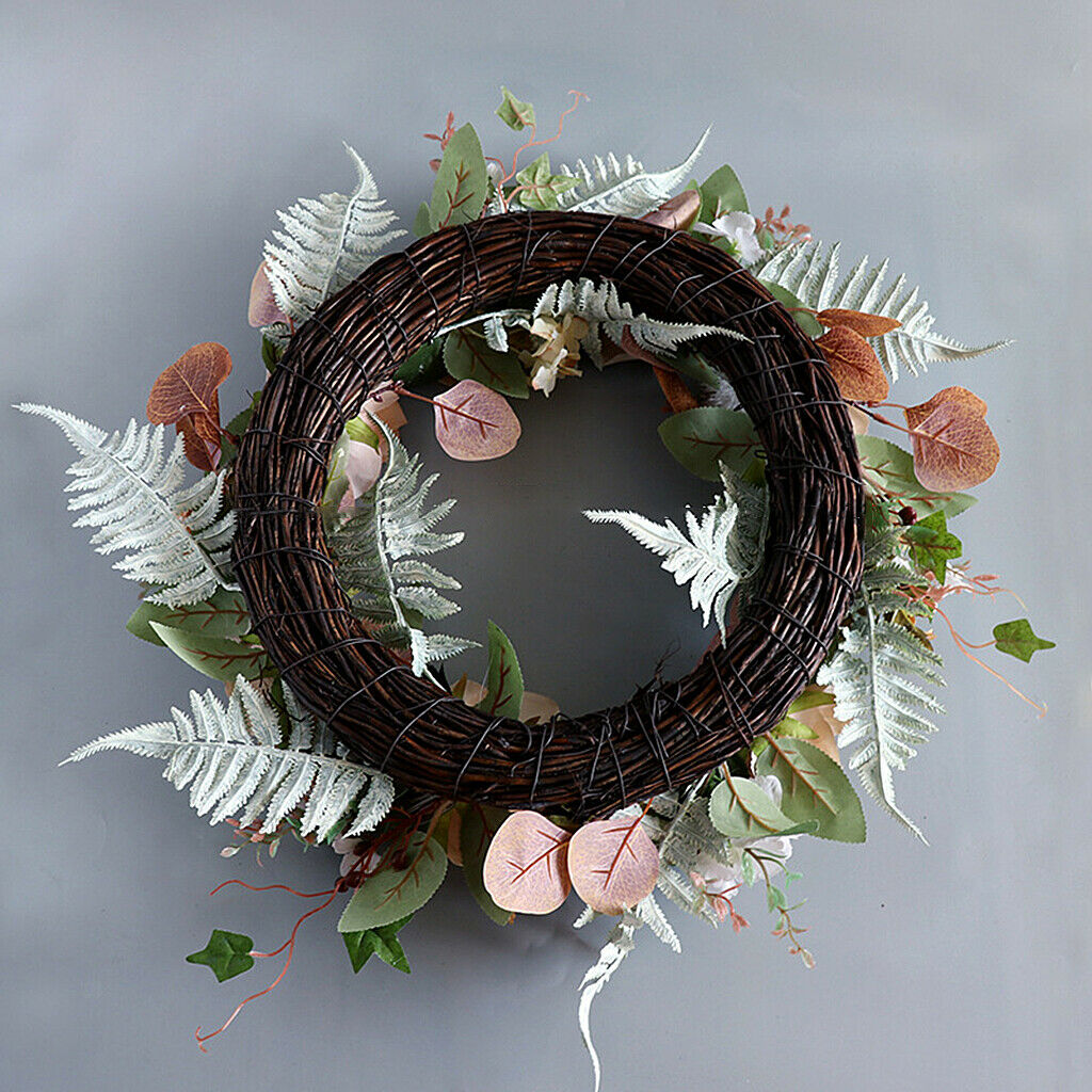 Large Flower Wreath Garland for Summer Outdoor Front Door Wall Hanging Decor