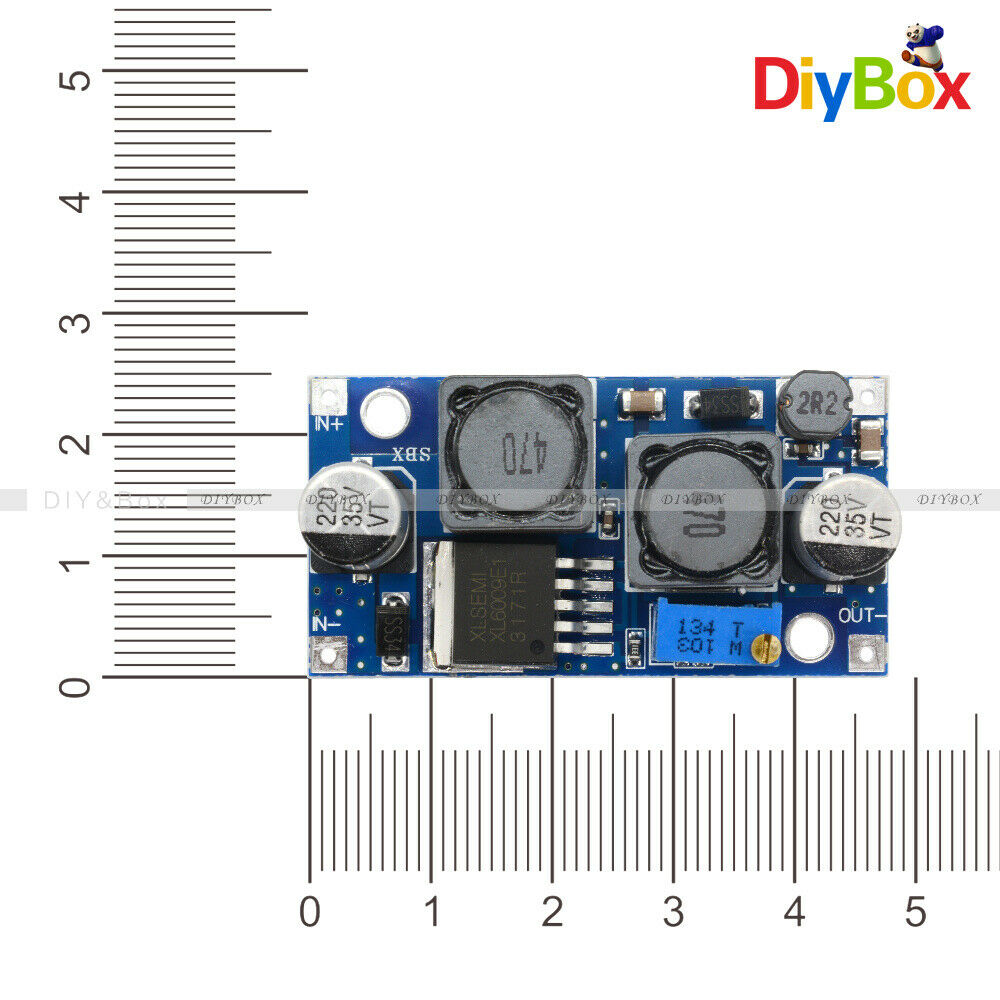 5PCS DC Boost Buck adjustable step up down Converter XL6009 Module Solar Voltage