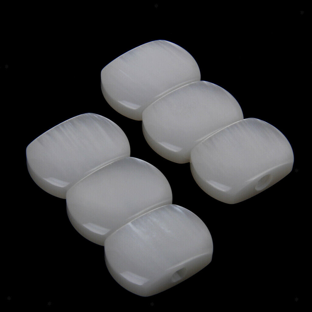 6Pcs Guitar Tuner Heads Machine Heads Acrylic Buttons