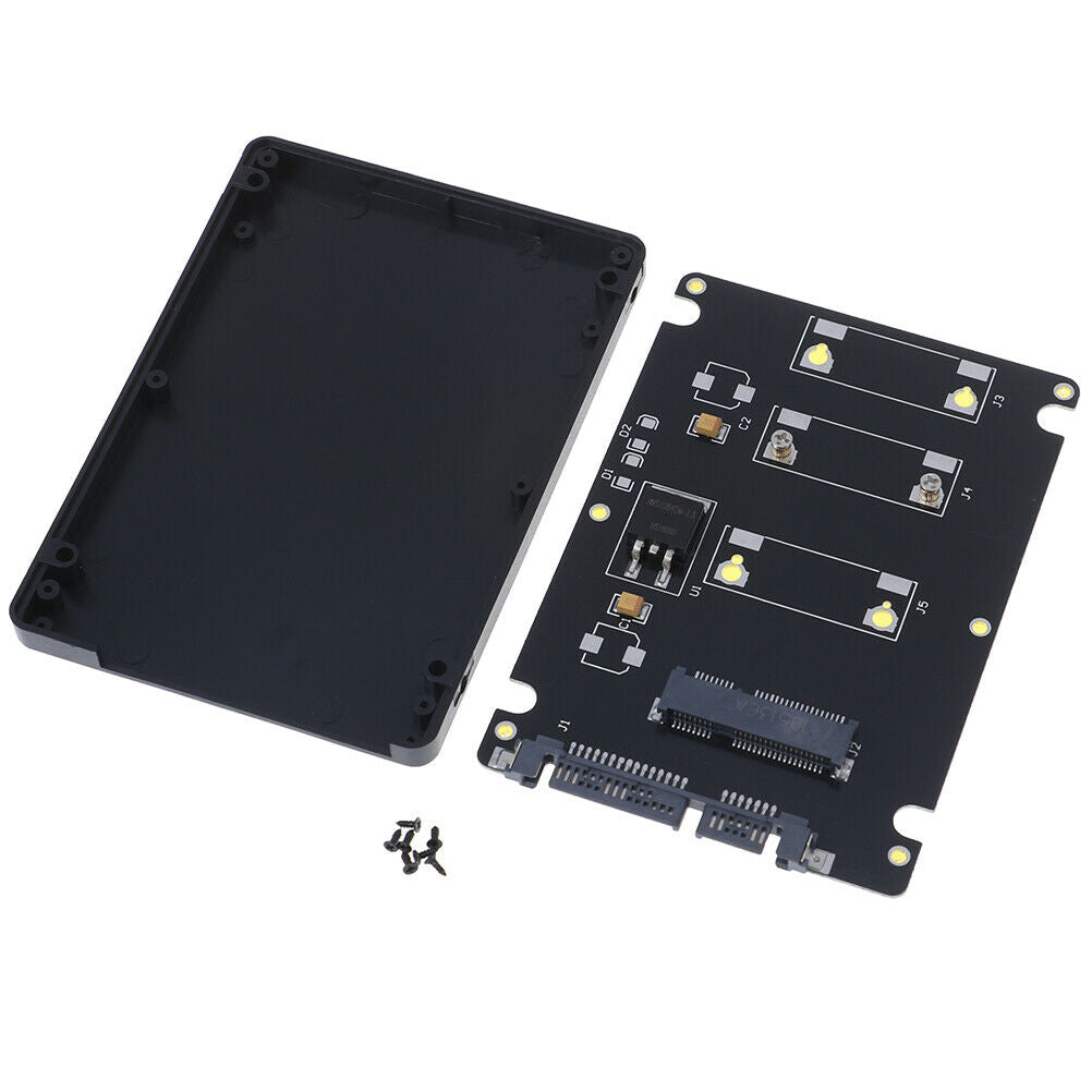 Mini pcie mSATA adapter SSD to 2.5 inch SATA3 adapter card with case、ccre.l8