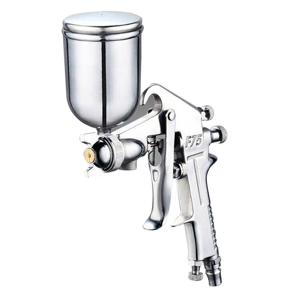 Spray Gun F-75 Professional Car Paint Gun Adjustable 1.5mm Nozzle 400mL Pot