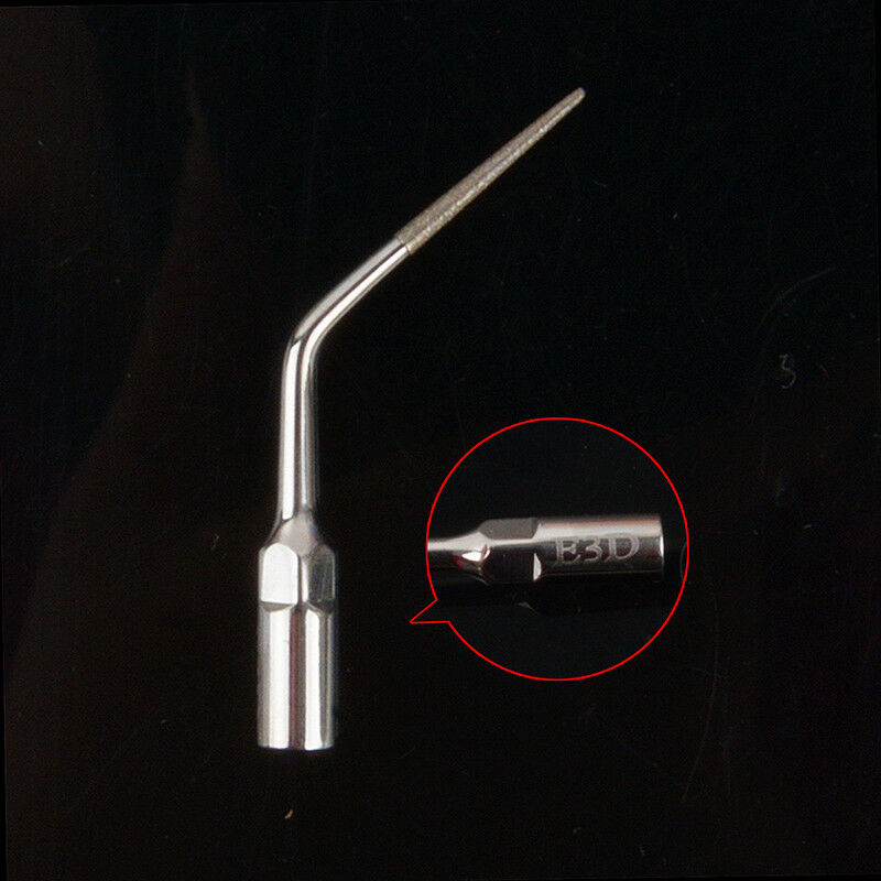 10 X Dental Diamond Endo Tip E3D For Woodpecker EMS Scaler Scaling Handpiece