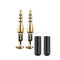2x DIY 4 Pole 3.5mm 1/8" TRRS Male Audio Jack Plug Connector for Headset