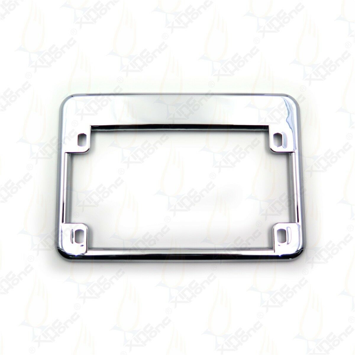 Chrome Motorcycle License Plate Frame Surround Cover