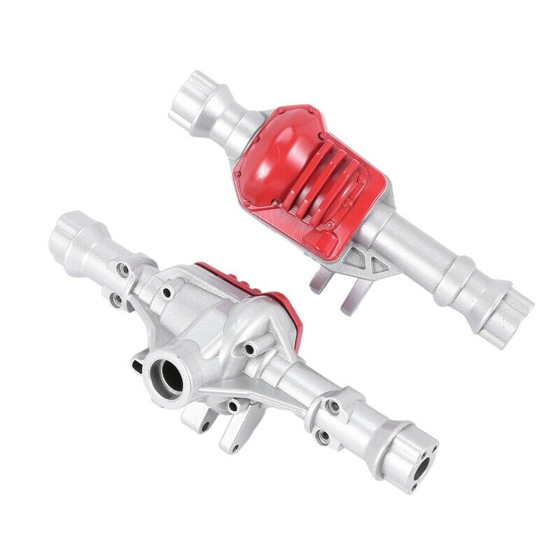 2X(1/10 RC Cler Alloy Front Rear Axle Shell Housing for TRAXXAS 4 Upgrade PW1R1)
