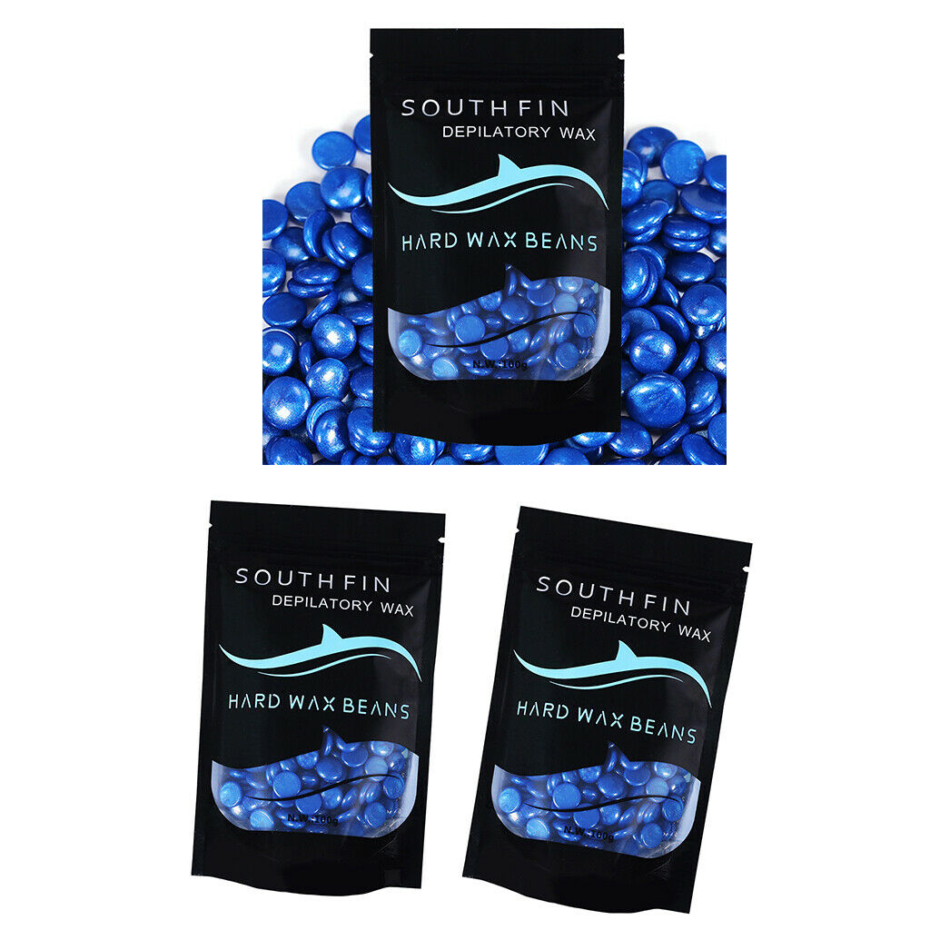 2pcs 100g Hard Wax Bead Adults Hair Removal Depilatory Waxing Bean Chamomile