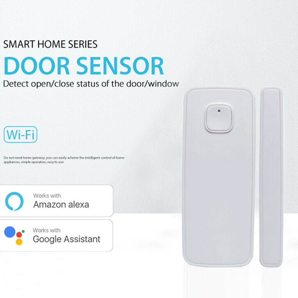 WiFi Smart Door Window Sensor, Mobile Phone APP Notification Alarm Wireless