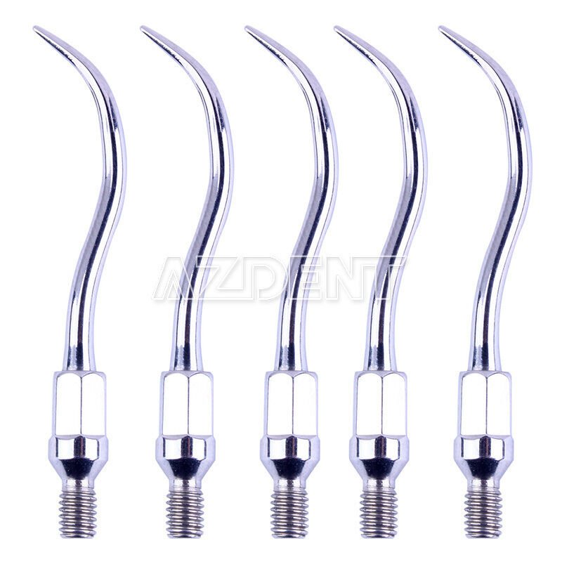 10PCS Ultrasonic Scaler Spiral Scaling Bur Tips GK1 Dental For Fit Handpiece US