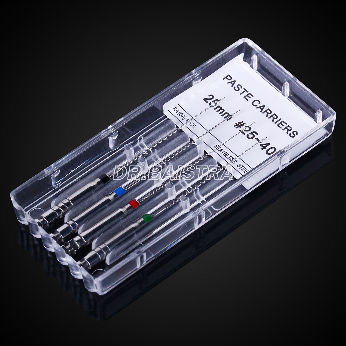 20 Boxes Dental Rotary Paste Carriers Engine Use 25#-40# 25mm Stainless Steel