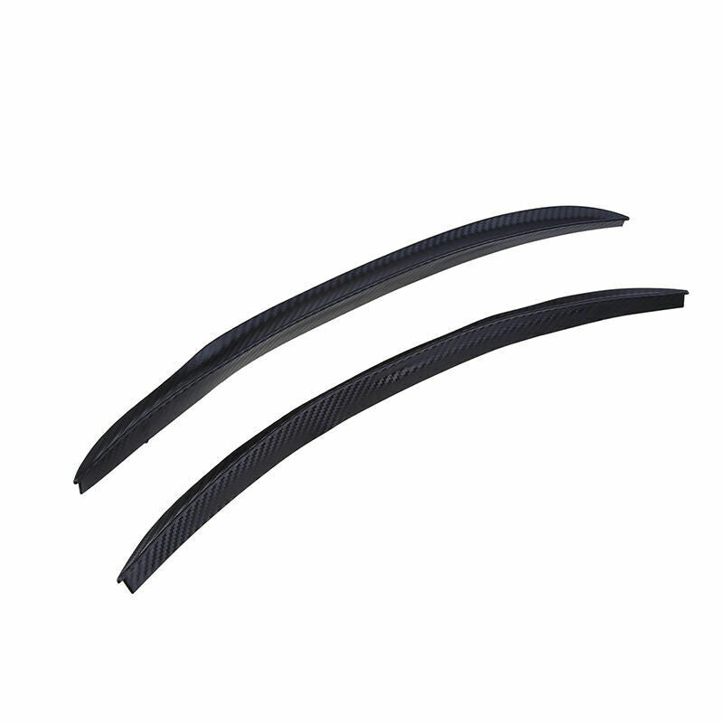 Carbon Fiber Style Car Auto Wheel Eyebrow Arch Flares Protector Trim Lips Fender