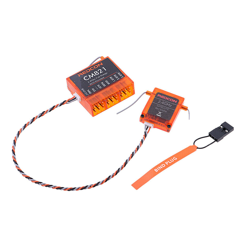 CM821 receiver 8 channel 2.4 GHz DSMX.Support JR, JR12X, 11X,