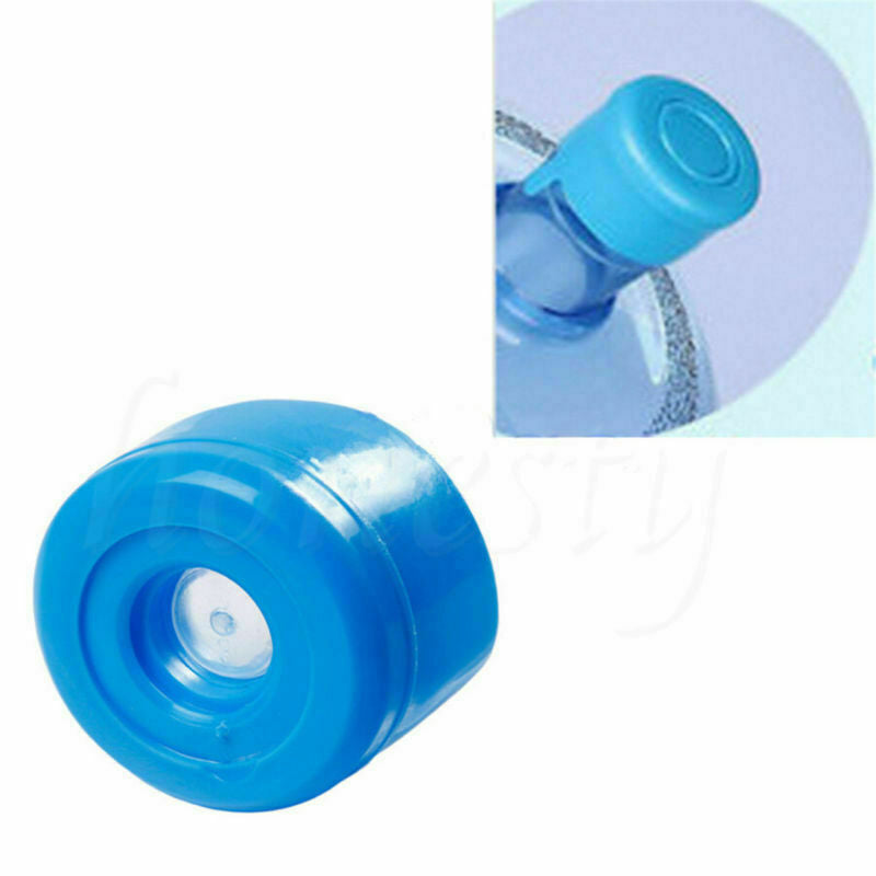 2PCS 3&5 Gallon Replacement Water Bottle Snap On Cap Anti Splash Peel 55mm