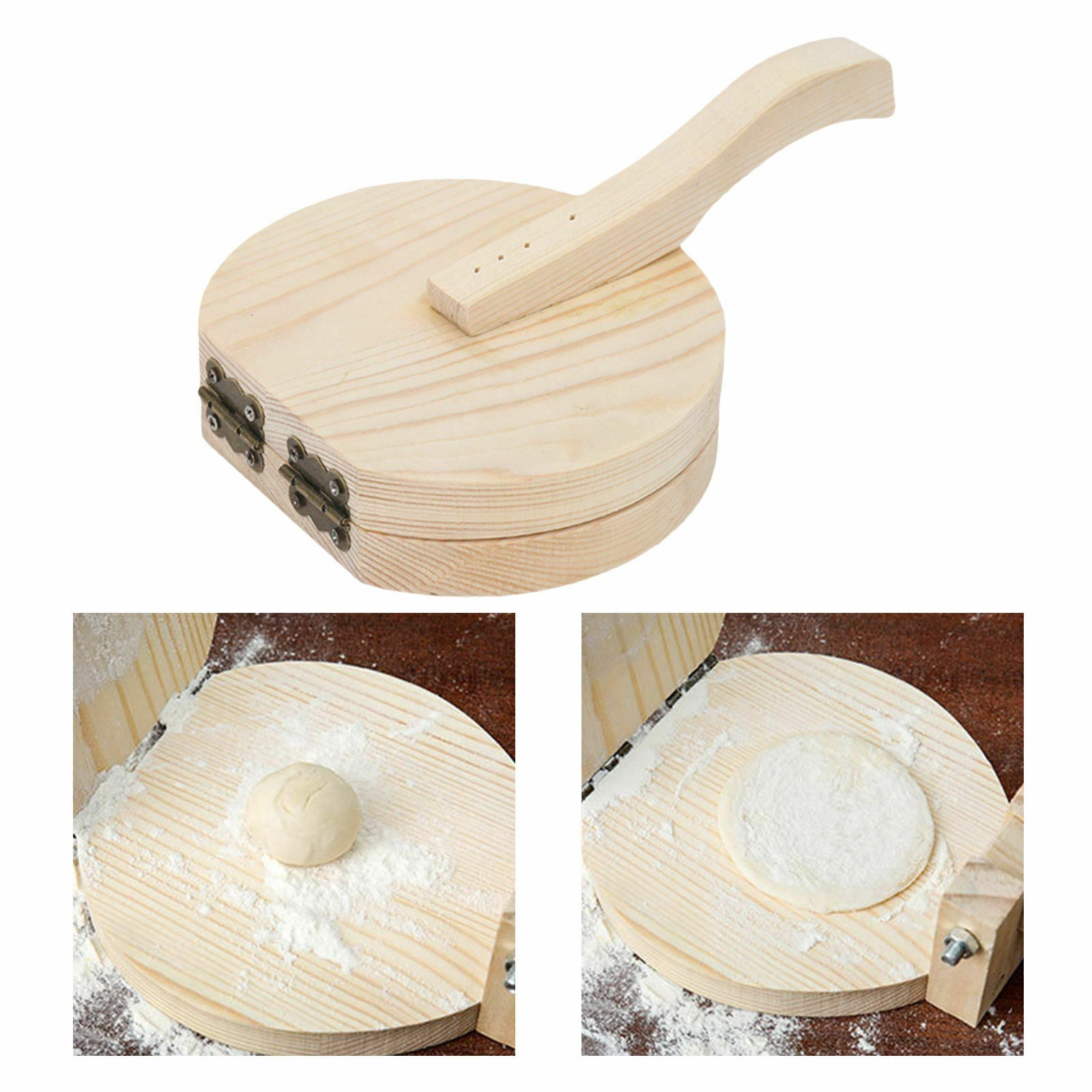 Wood Dough Presser Skin Wrapper Pie Pastry Maker for Baking Gadget Supplies