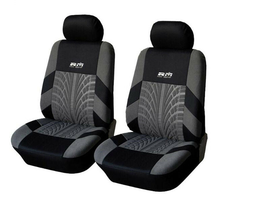 Classic Embroidery Car Seat Covers Set Washable Fit for Most Brand Vehicle 2PCS