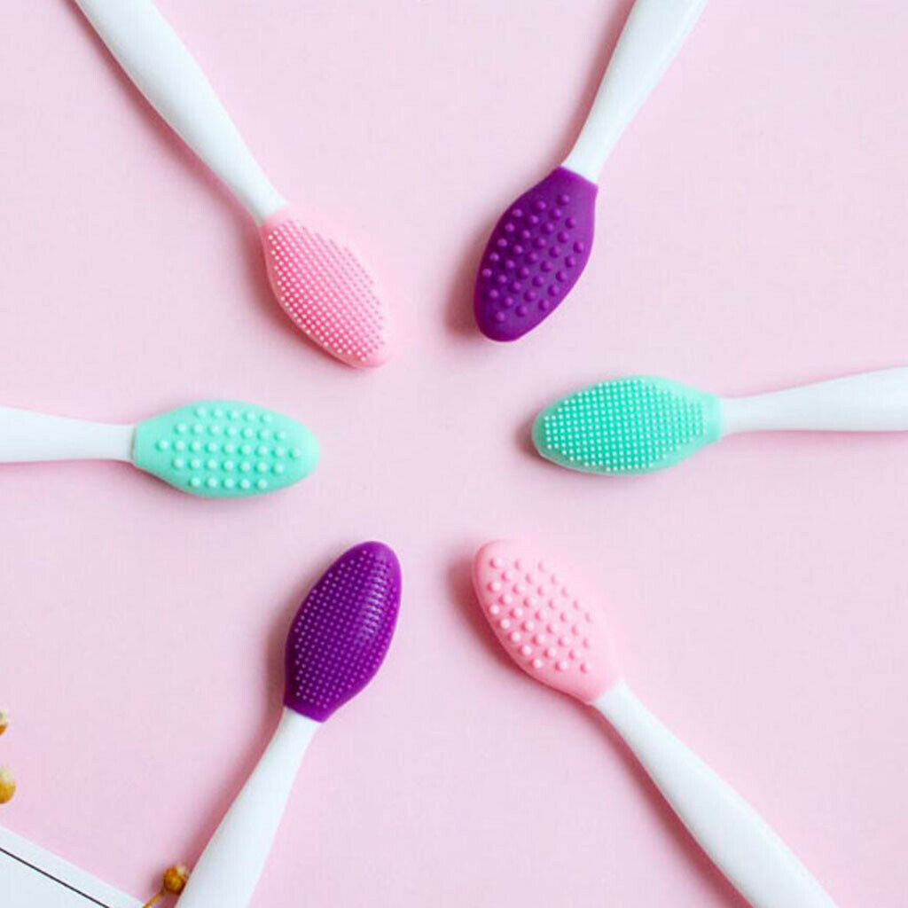 5x Women Men Facial Cleansing Silicone Wash Nasal Brush Blackhead Remove