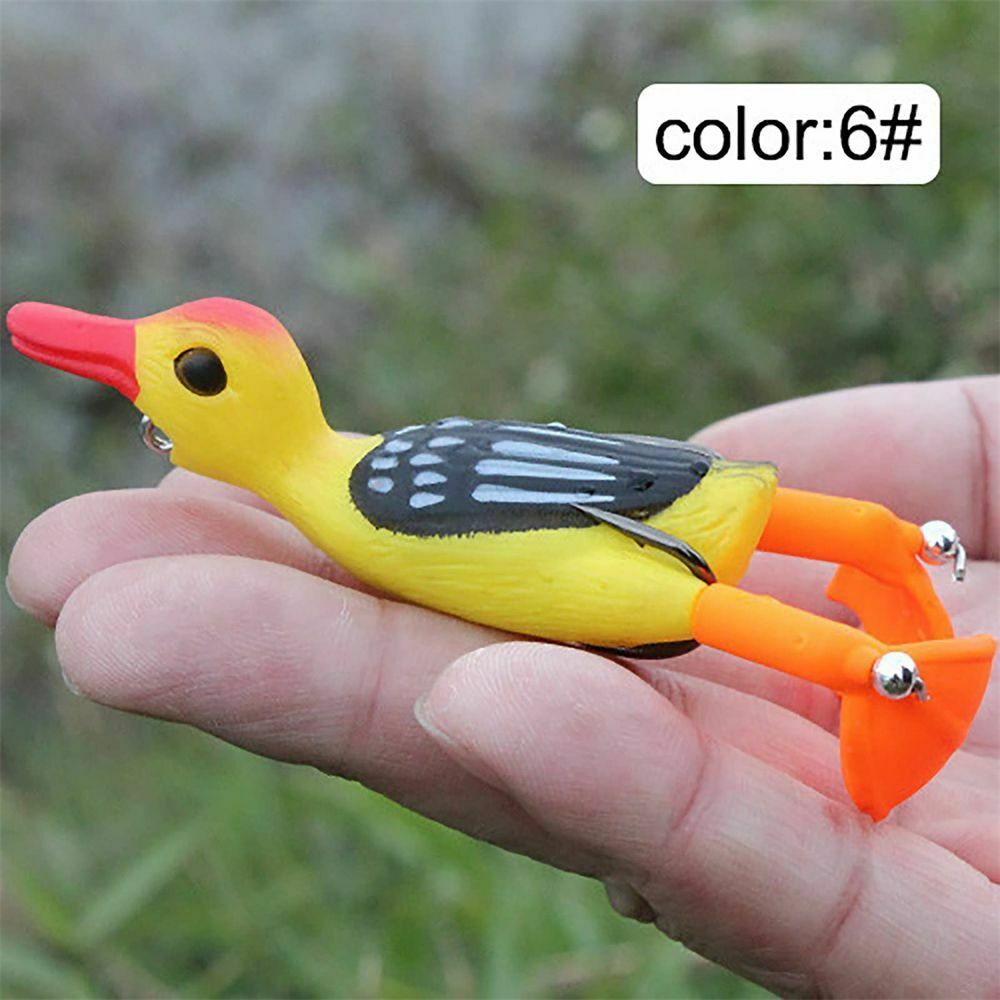 Spinning Baits Jig Bait Pesca Double Propeller Floating Duck Lure Soft Bait