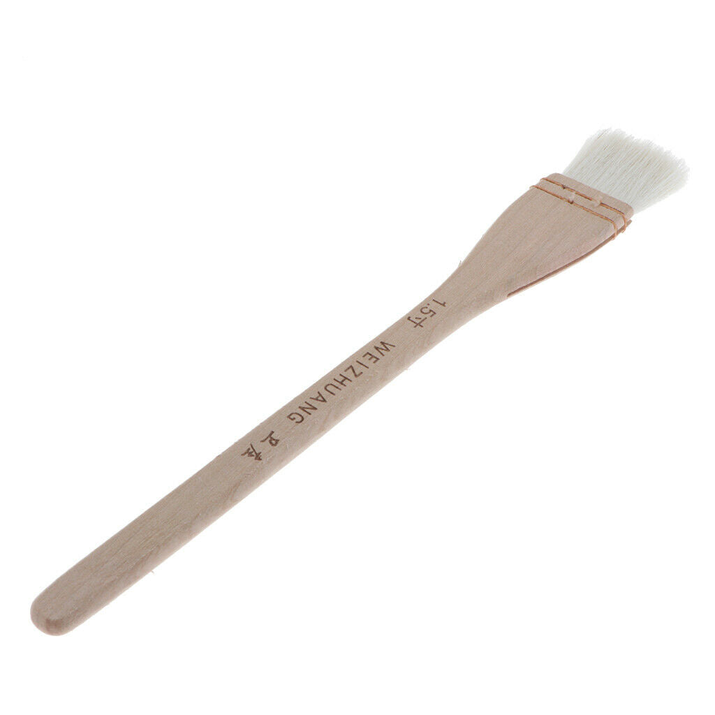3Sets Professional Brushes Flat Pointed Drawing Brushes for Oil Painting