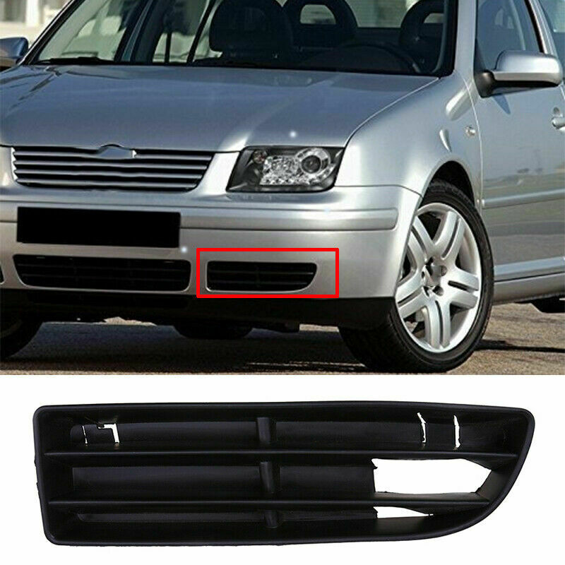 Left Lower Insert Vent Bumper Grille Driver Side For VW Jetta Bora MK4 1999-2007