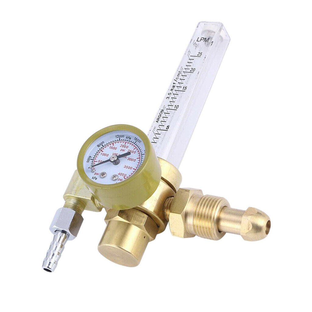 Professional CO2 TIG/MIG Full Copper Flow Meter Regulator Gas Weld CGA-580