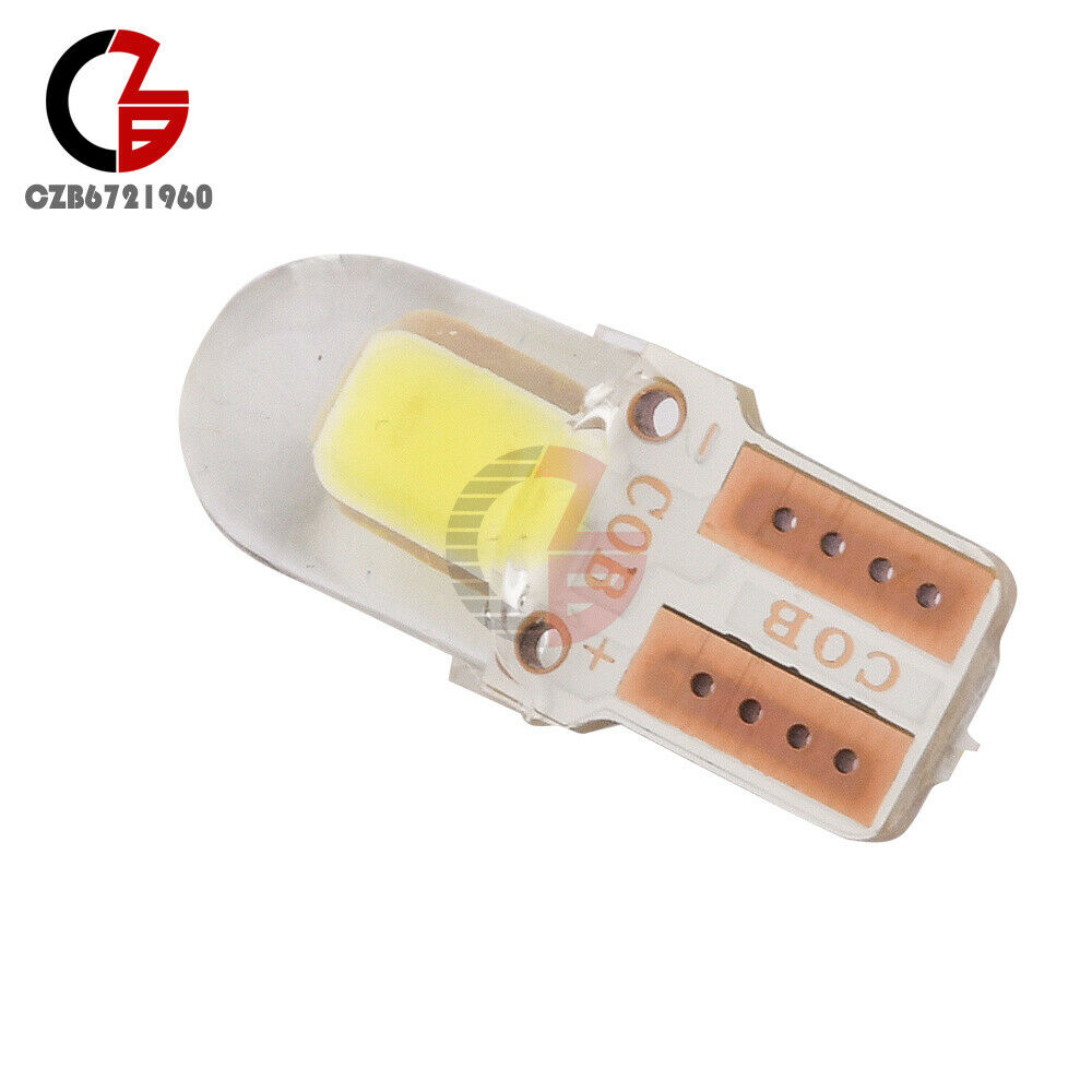 10PCS T10 Led Canbus W5W Led Dashboard Light Silicone Short Car LED Light