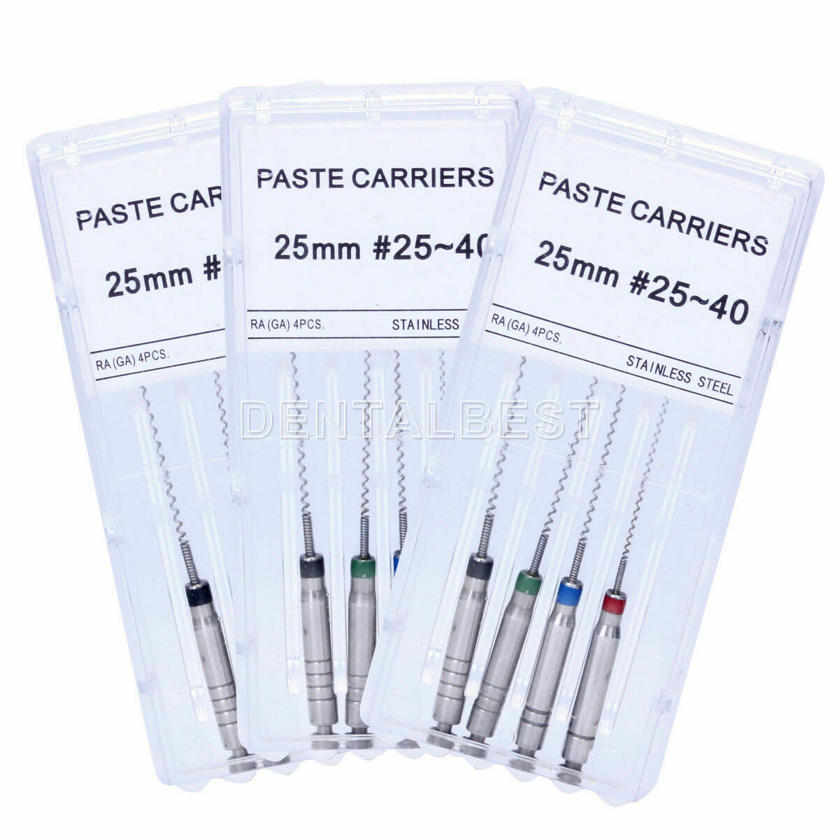 10Box Rotary Paste Carriers Engine Rotary For Low Speed Handpiece 25mm 25#-40#