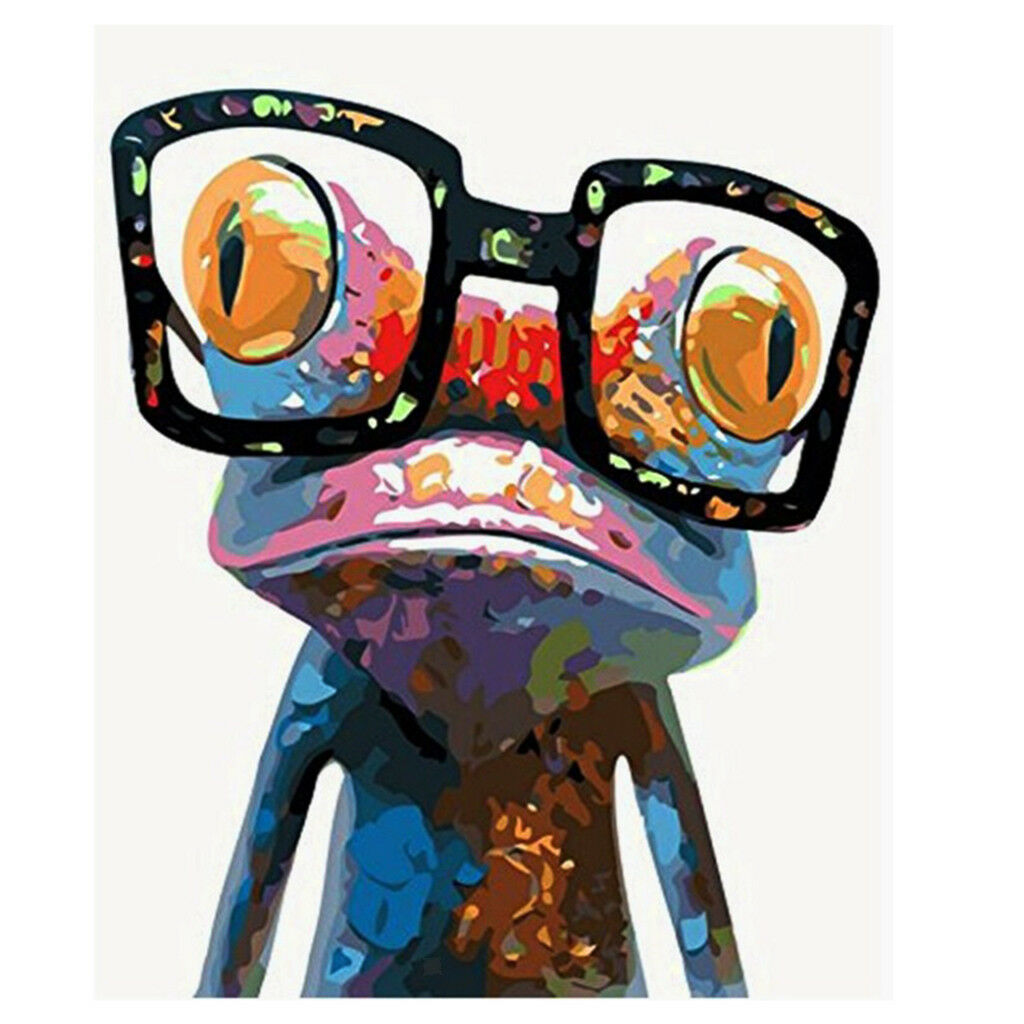 Cool Frog DIY Full Drill 5D Diamond Painting Kit Embroidery Cross Stitch Art