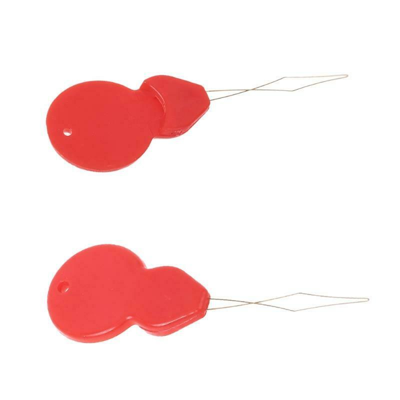 24pcs Gourd Shaped Wire Needle Threaders Stitch Insertion Tool Hand Thread Guide