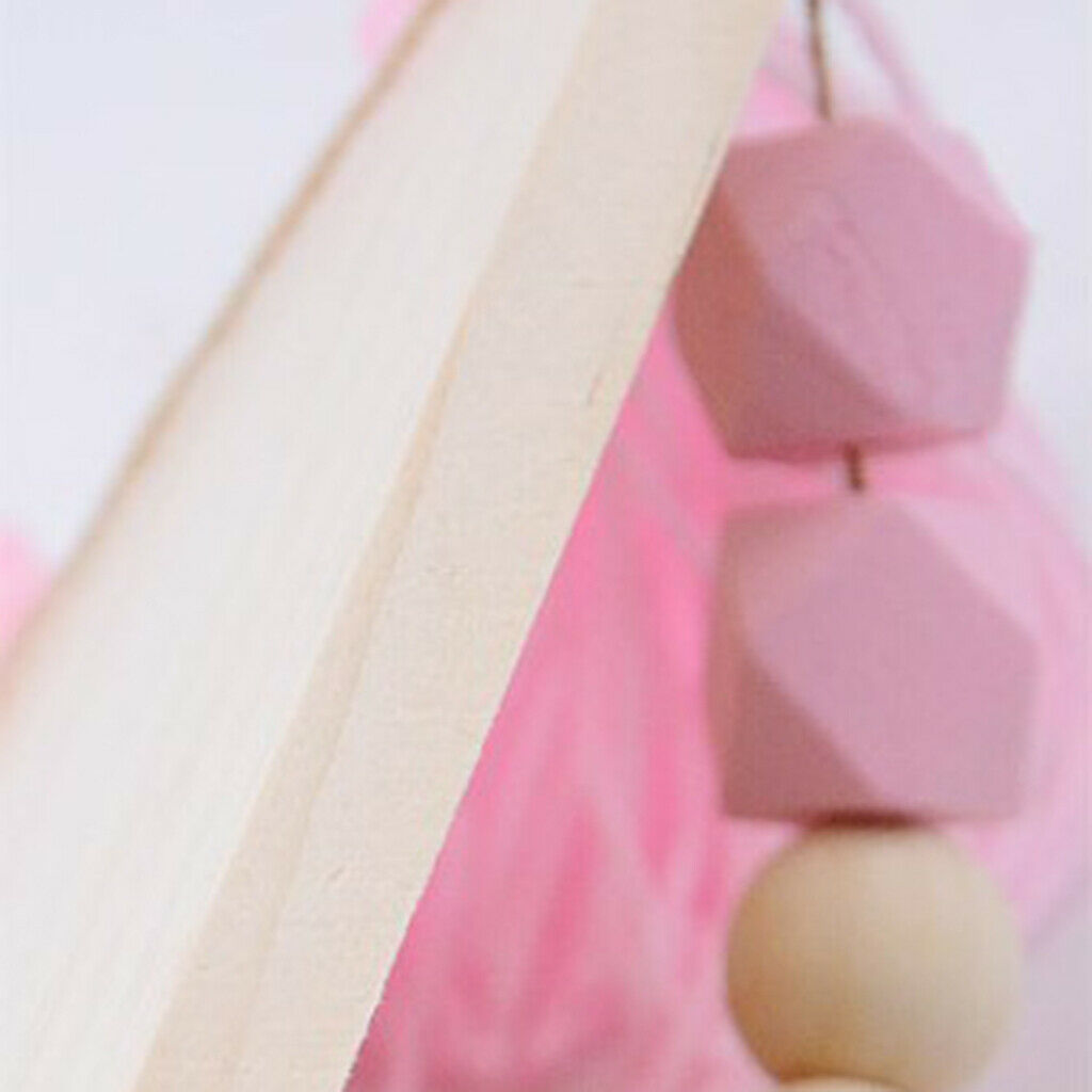2x Wooden Floating Shelves Bracket Flower Vase Holder for Books Toys Set