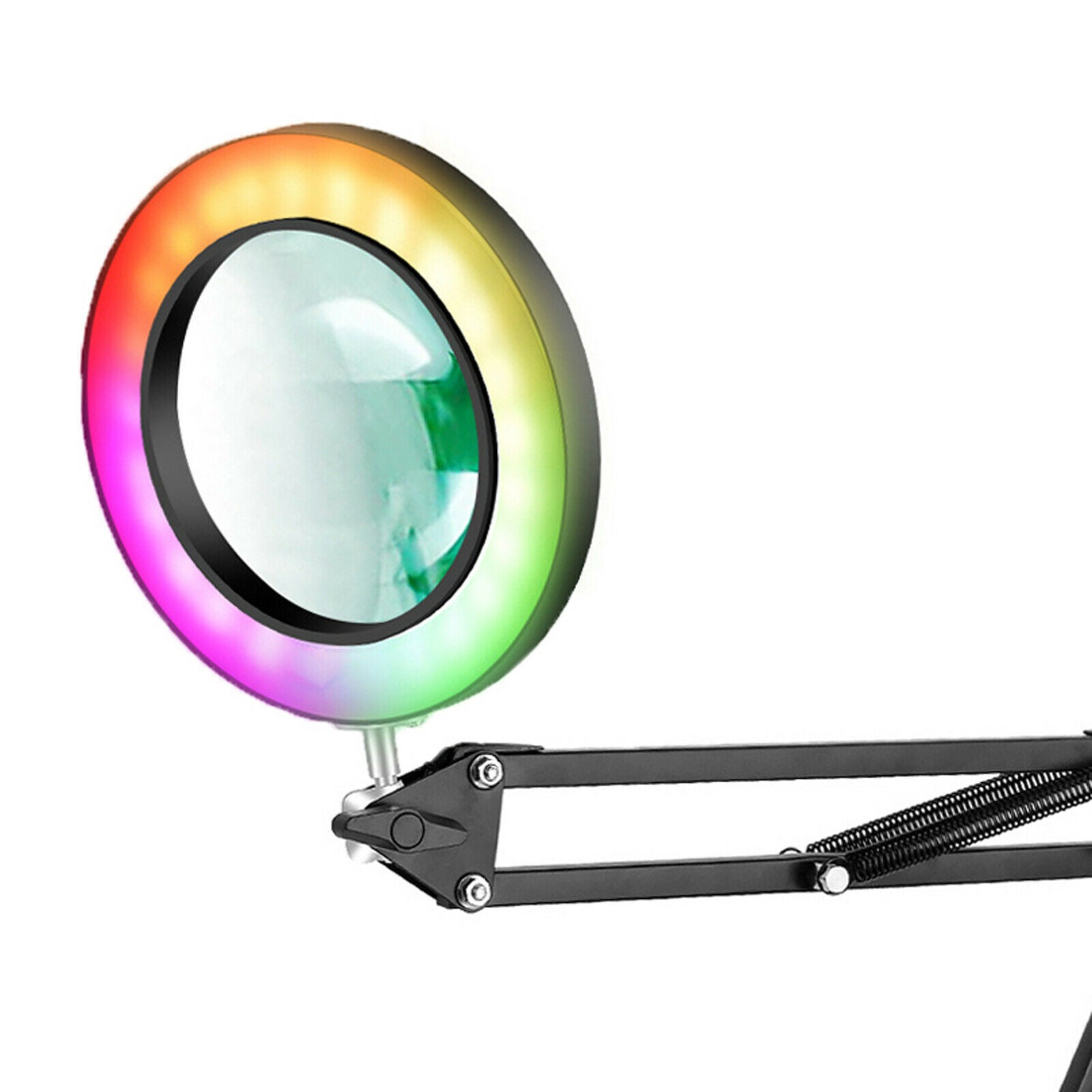 Magnifying Desk Lamp Clamp Adjustable Colors Desk Lamp Magnifying for Hobby