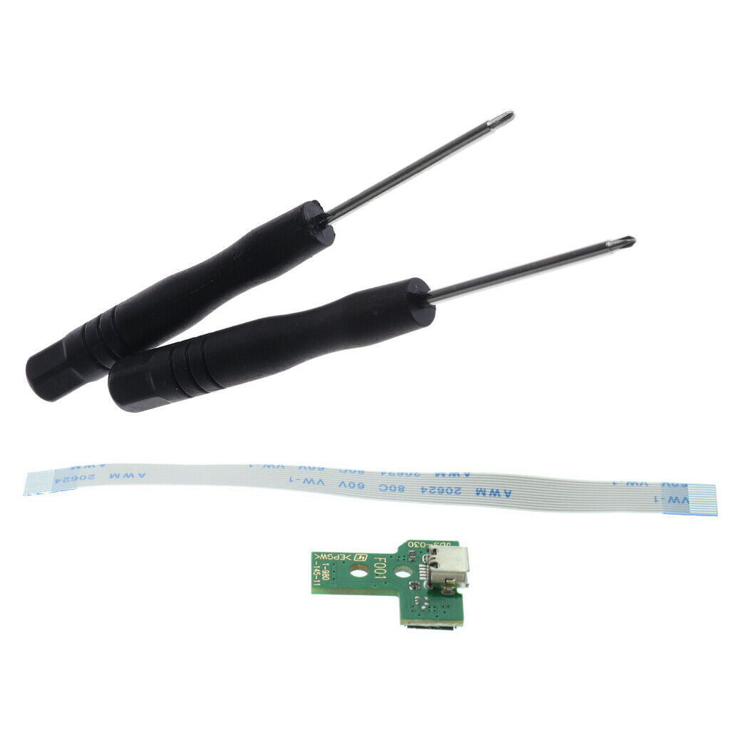 Replace Charging Port USB Charger Socket Board 12 Pin for PS4 JDS-040 + Tool