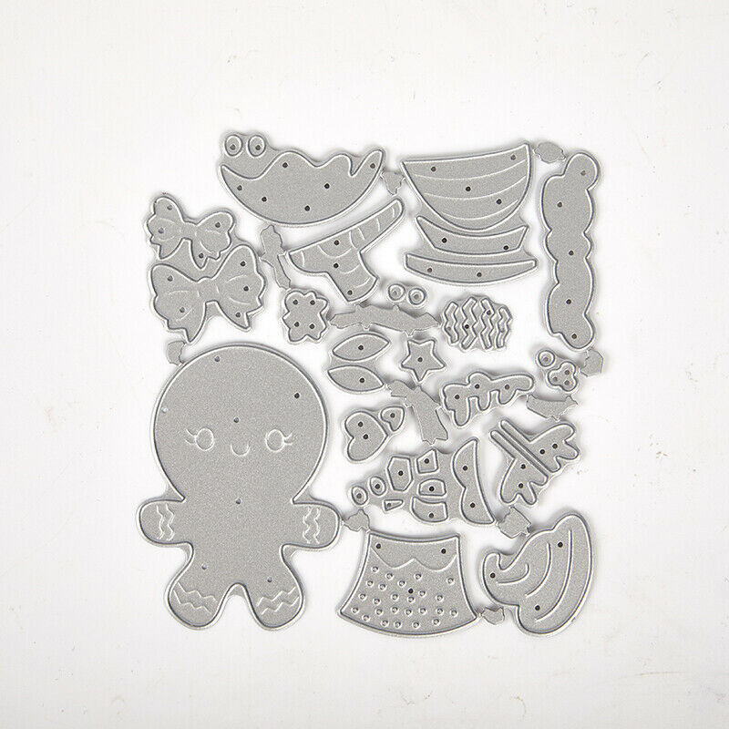Gingerbread Cutting Dies Stencil Craft for DIY Christmas Scrapbooking Cut D Ad