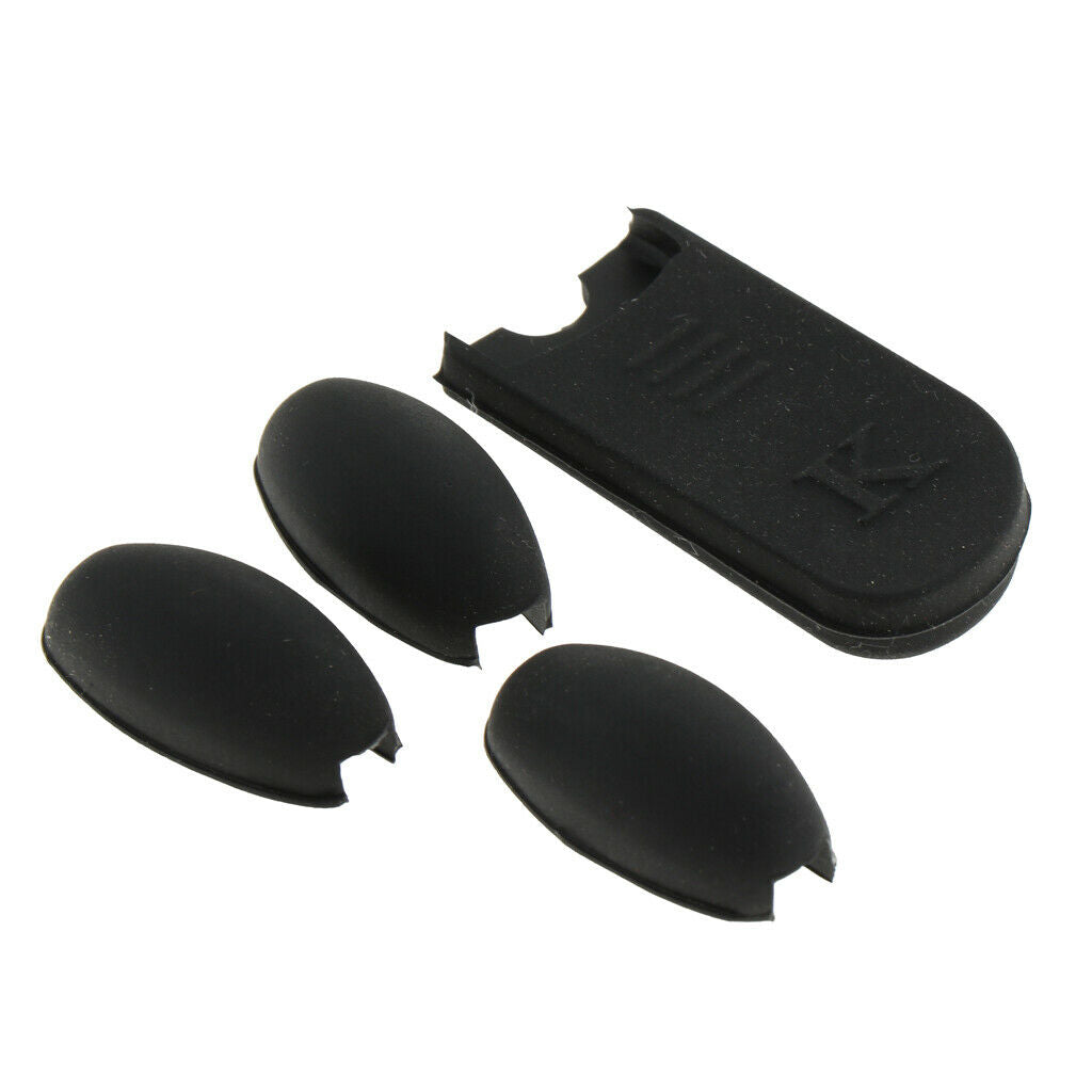 3 Pieces Rubber Sax Palm Key Riser And  Finger Rest for