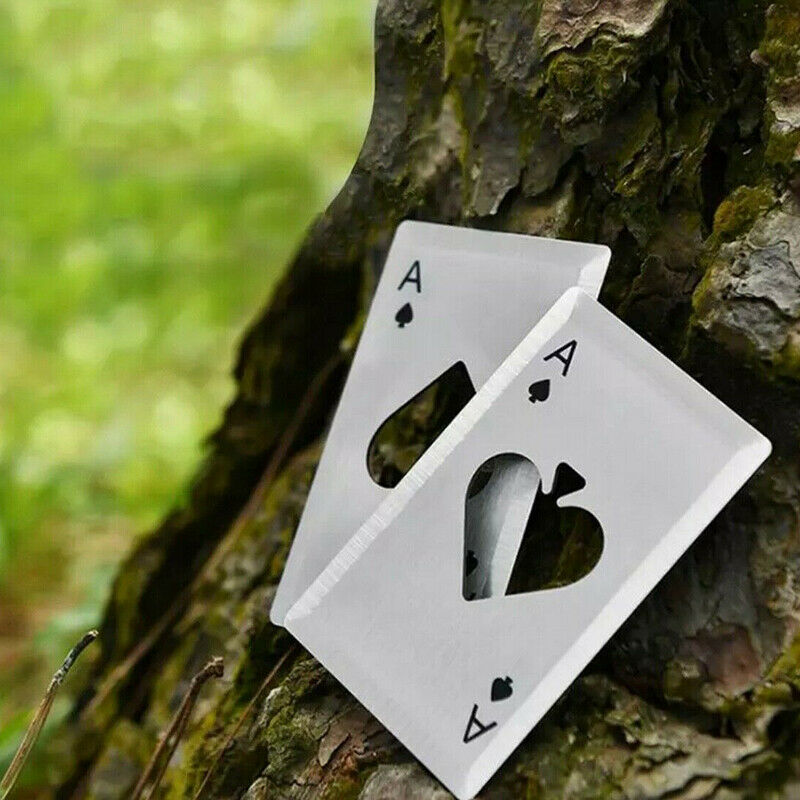 Poker Spade A Bottle Opener Creative Bar Pub Card Beer Soda Top Bottle Op.l8